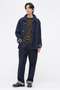 【予約販売】LIGHT COTTON MELANGE STRIPE TOP マーガレット・ハウエル メン/MARGARET HOWELL MEN