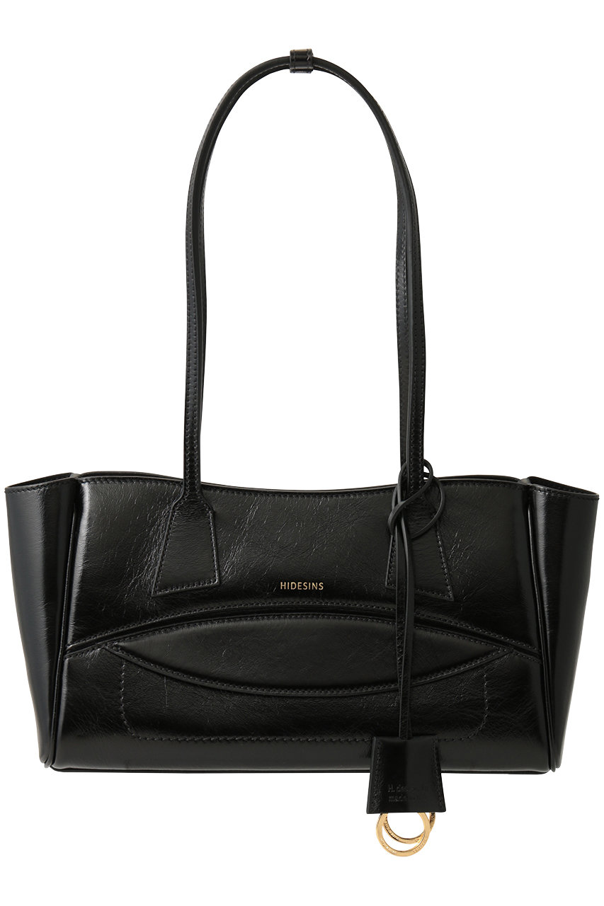 HIDESINS SHOPPER S ショルダーバッグ (ブラック, F) ハイドシンス ELLE SHOP