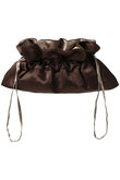 【ELLE SHOP限定】Two Tone Drawstring Pouch M