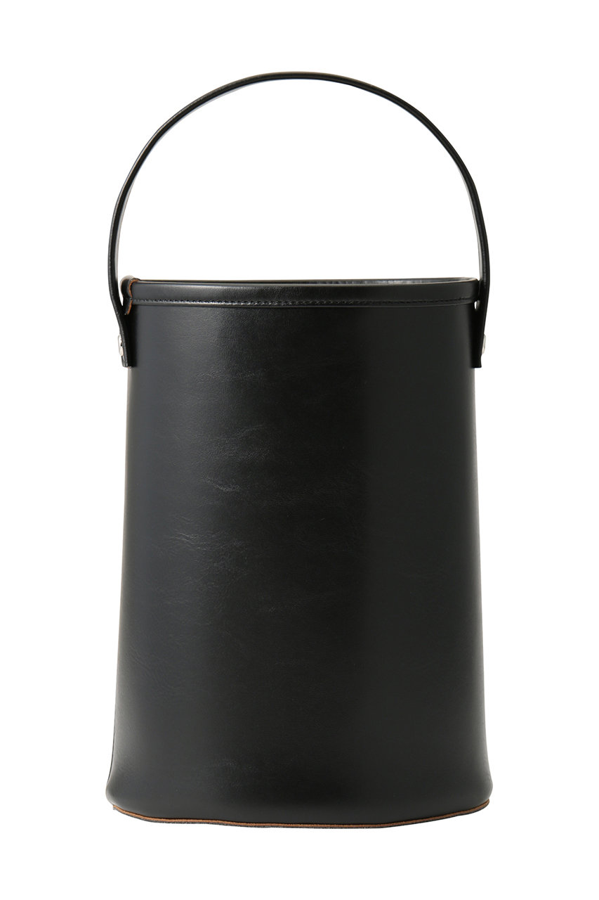 スキュー/SCUEのハーフシリンダーバケットバッグ M(ブラック/T021)