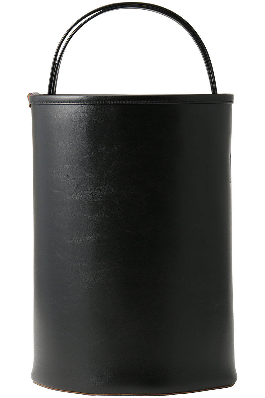 スキュー/SCUEのハーフシリンダーバケットバッグ L(ブラック/T020)