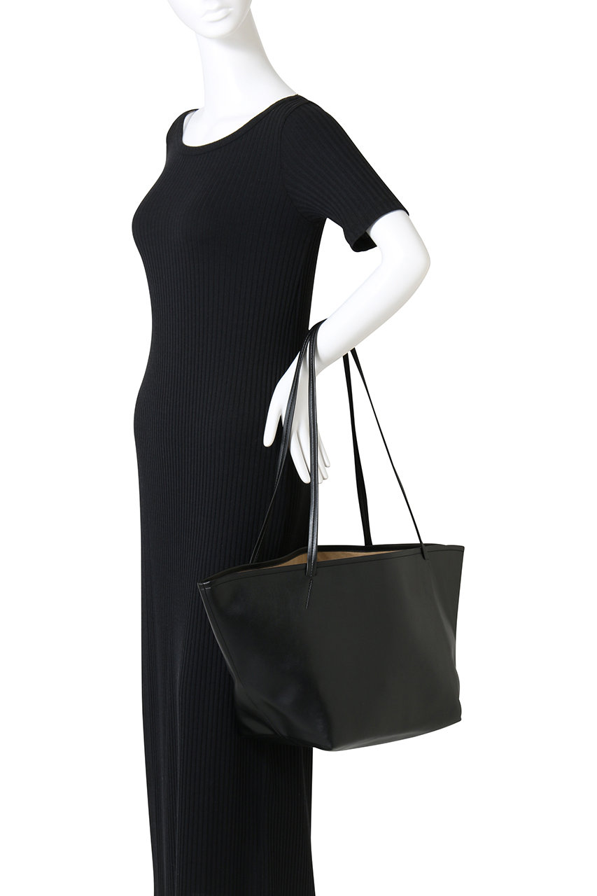 SCUE(スキュー)｜ロングハンドルトート M/ブラック の通販｜ELLESHOP