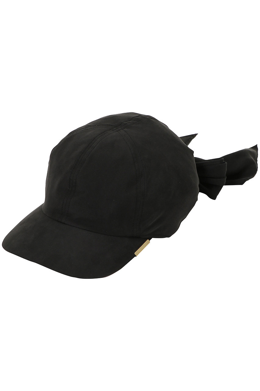 エントワフェイン/ENTWURFEINの【予約販売】Elson シルクスカーフキャップ(ブラック/EE09-470)