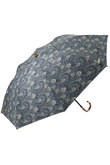 【ELLE SHOP限定】リバティ柄バンブー折りたたみ傘（晴雨兼用）