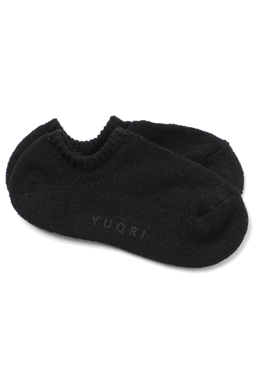 ユクリ/YUQRIのpuff cover ソックス(ブラック/123500003)