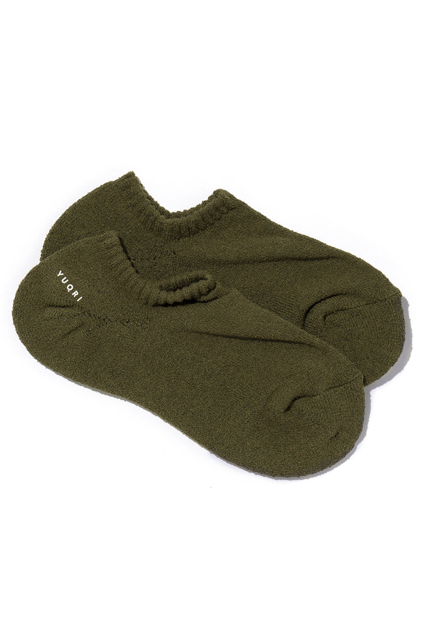 ユクリ/YUQRIのPuffy cover ソックス(ダークグリーン/123500003)