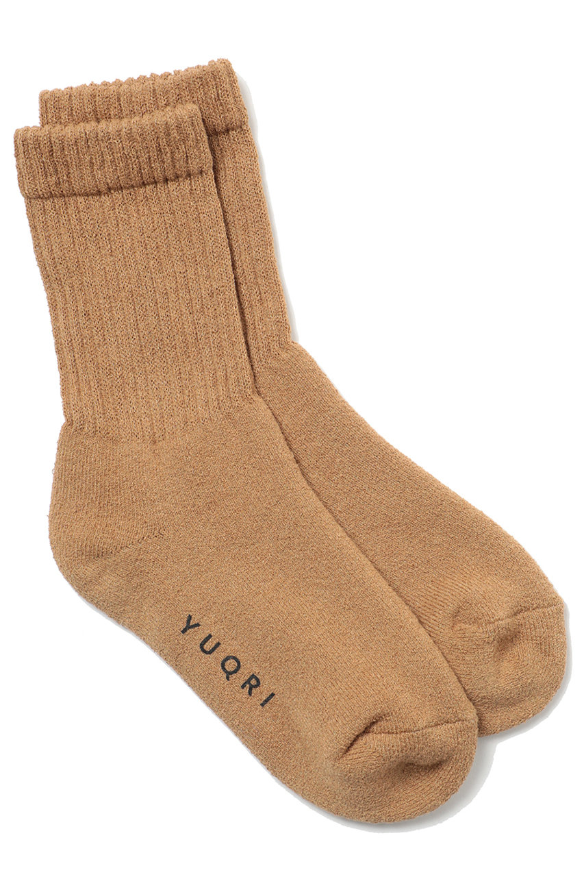 ユクリ/YUQRIのpuffy ソックス(ブラウン/123500733)