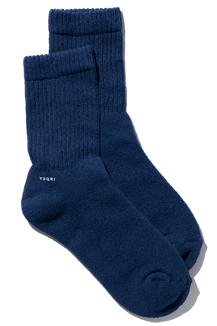 ユクリ/YUQRIのpuffy ソックス(ネイビー/123500733)