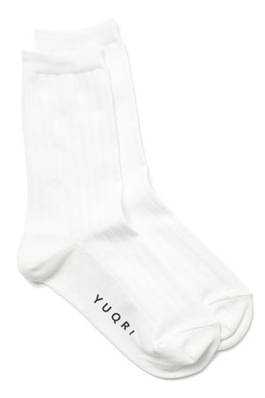 ユクリ/YUQRIのattach broad rib ソックス(140700/140701)