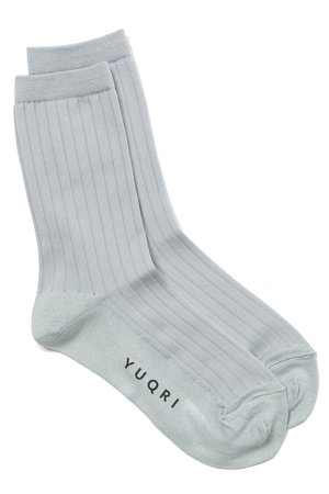 ユクリ/YUQRIのattach broad rib ソックス(140700/140701)