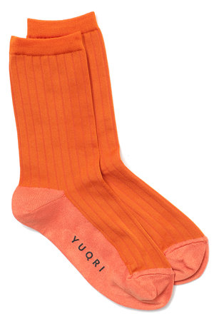 ユクリ/YUQRIのattach broad rib ソックス(140700/140701)