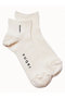 silky ankle ソックス ユクリ/YUQRI オフホワイト