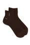 【予約販売】silky ankle ソックス ユクリ/YUQRI ダークブラウン