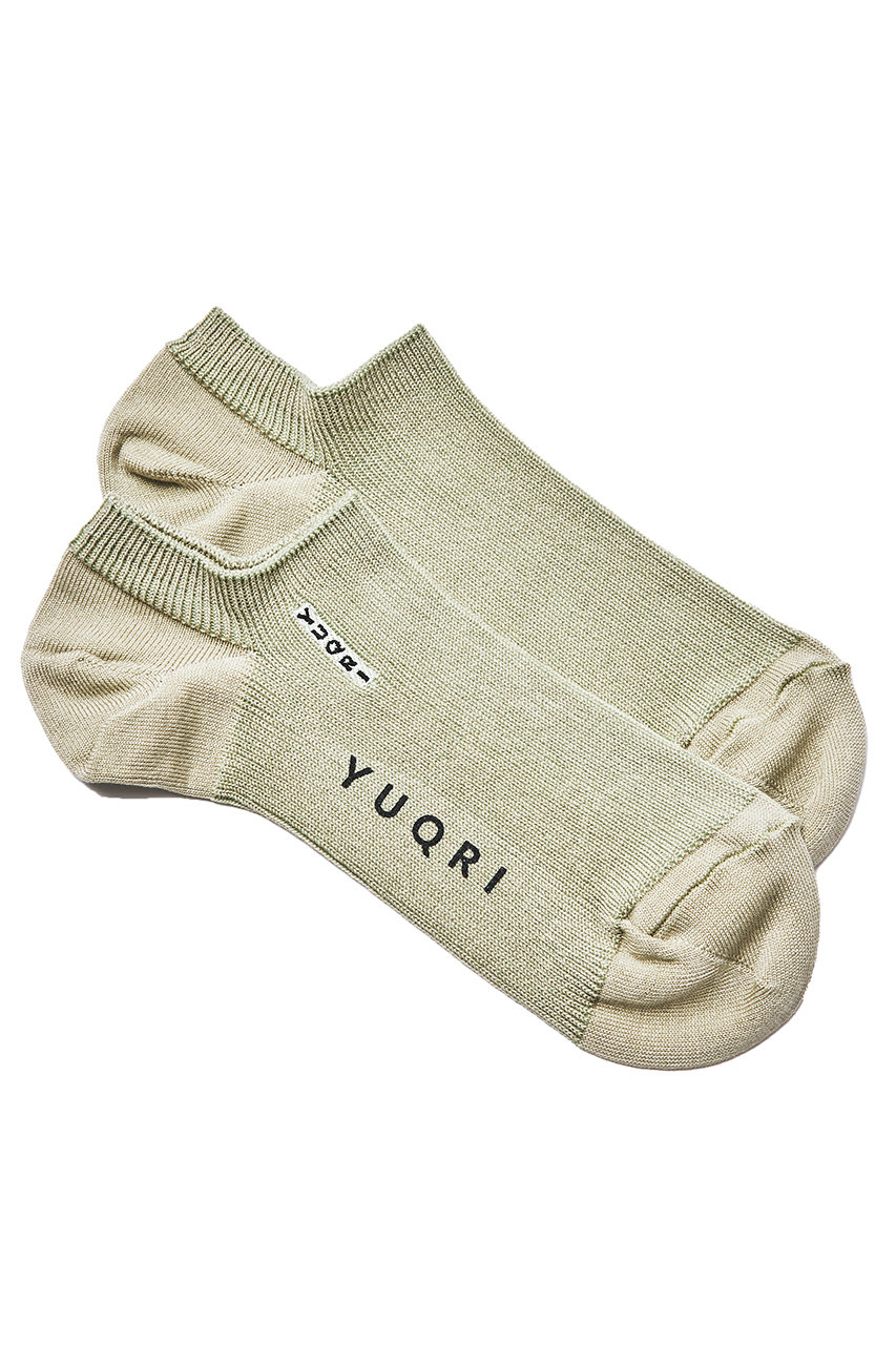 ユクリ/YUQRIのsilky cover ソックス(ライトグリーン/123501209)