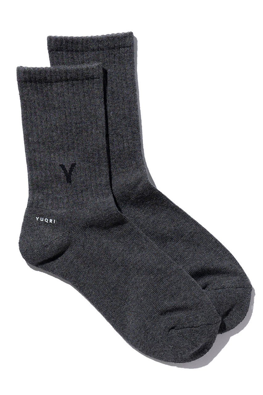 ユクリ/YUQRIのfirst step ソックス(チャコール/123501211)