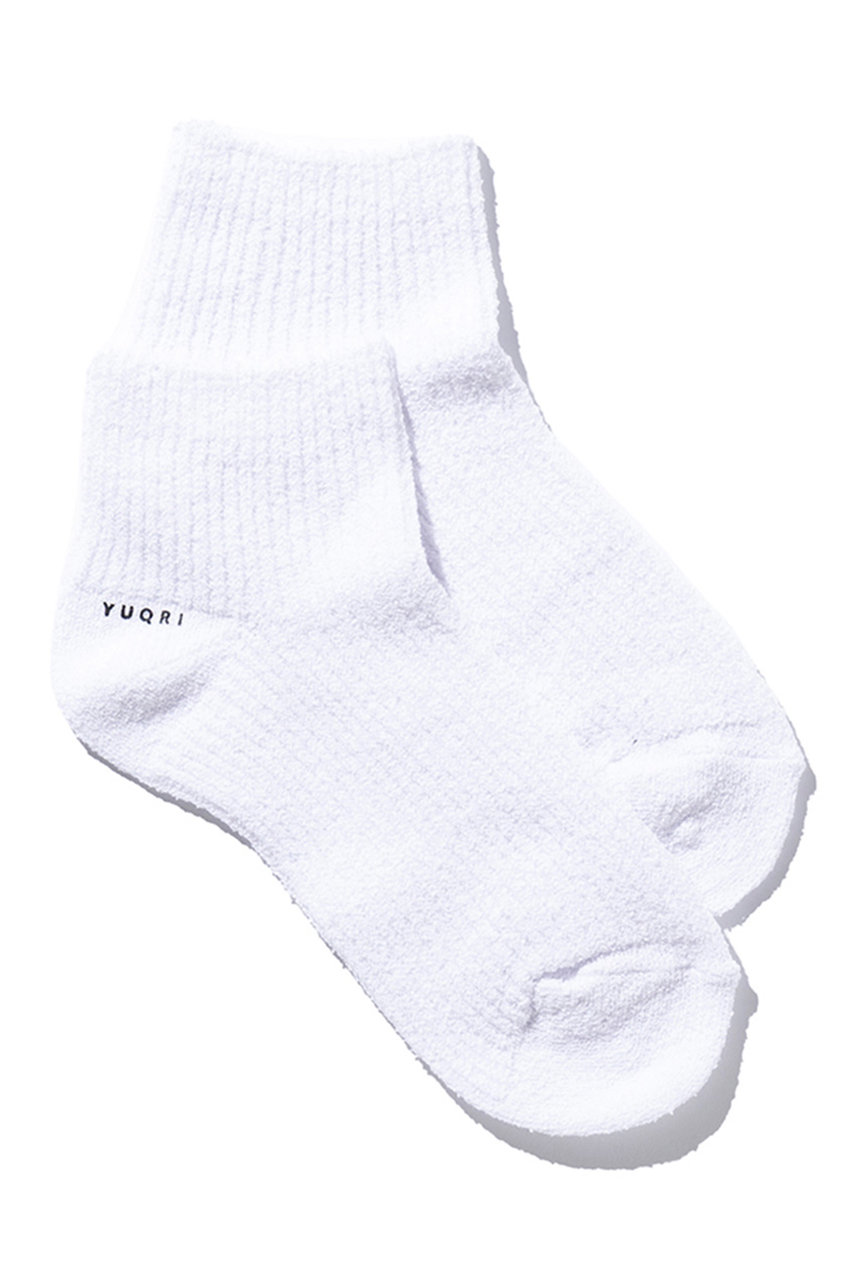 ユクリ/YUQRIのCrispy ankle ソックス(ホワイト/124500730)
