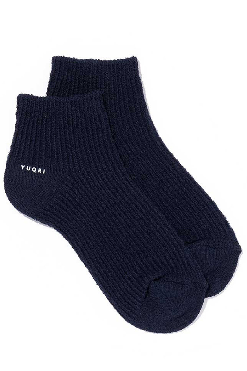 ユクリ/YUQRIのCrispy ankle ソックス(ネイビー/124500730)