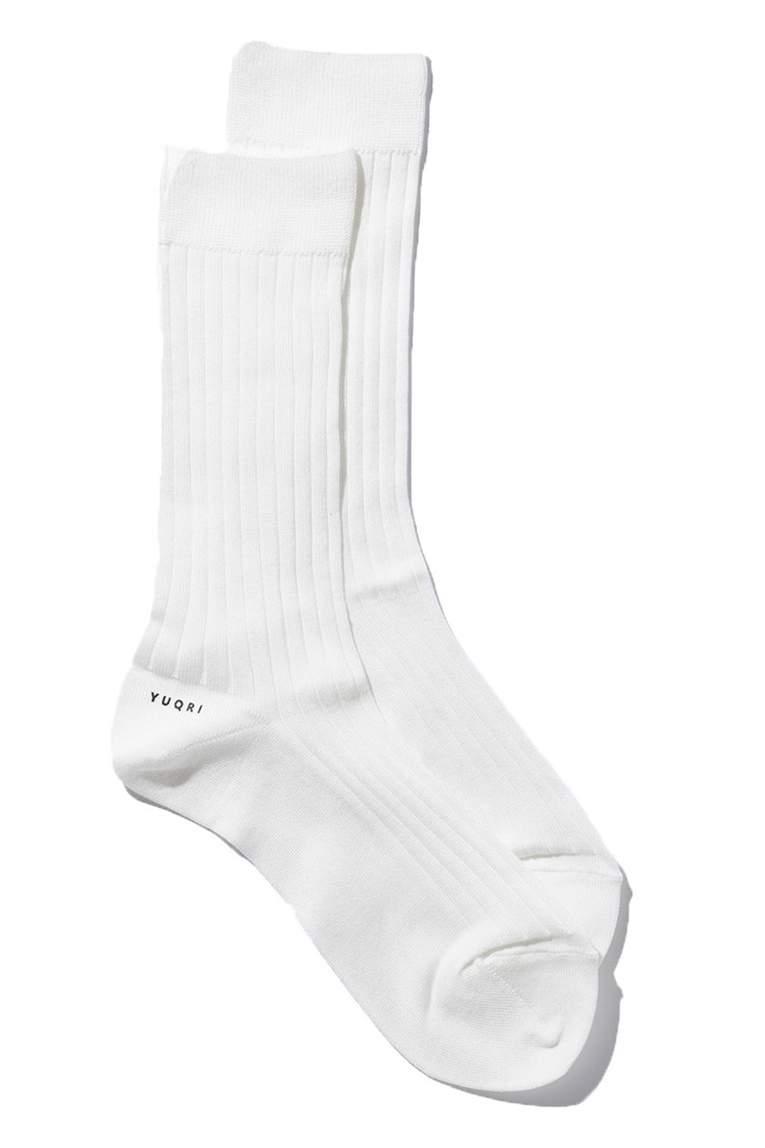 ユクリ/YUQRIのPolite ソックス(ホワイト/224500896)