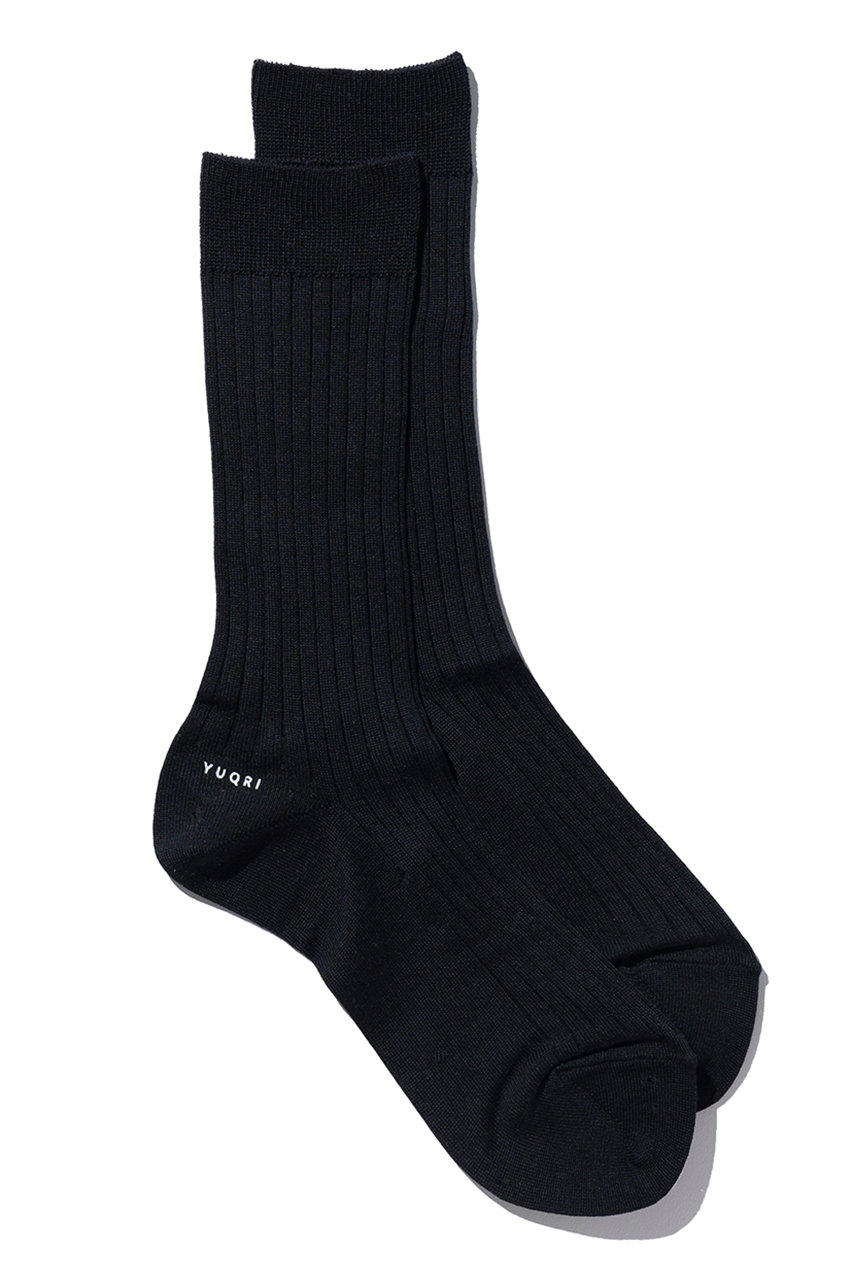 ユクリ/YUQRIのPolite ソックス(ブラック/224500896)