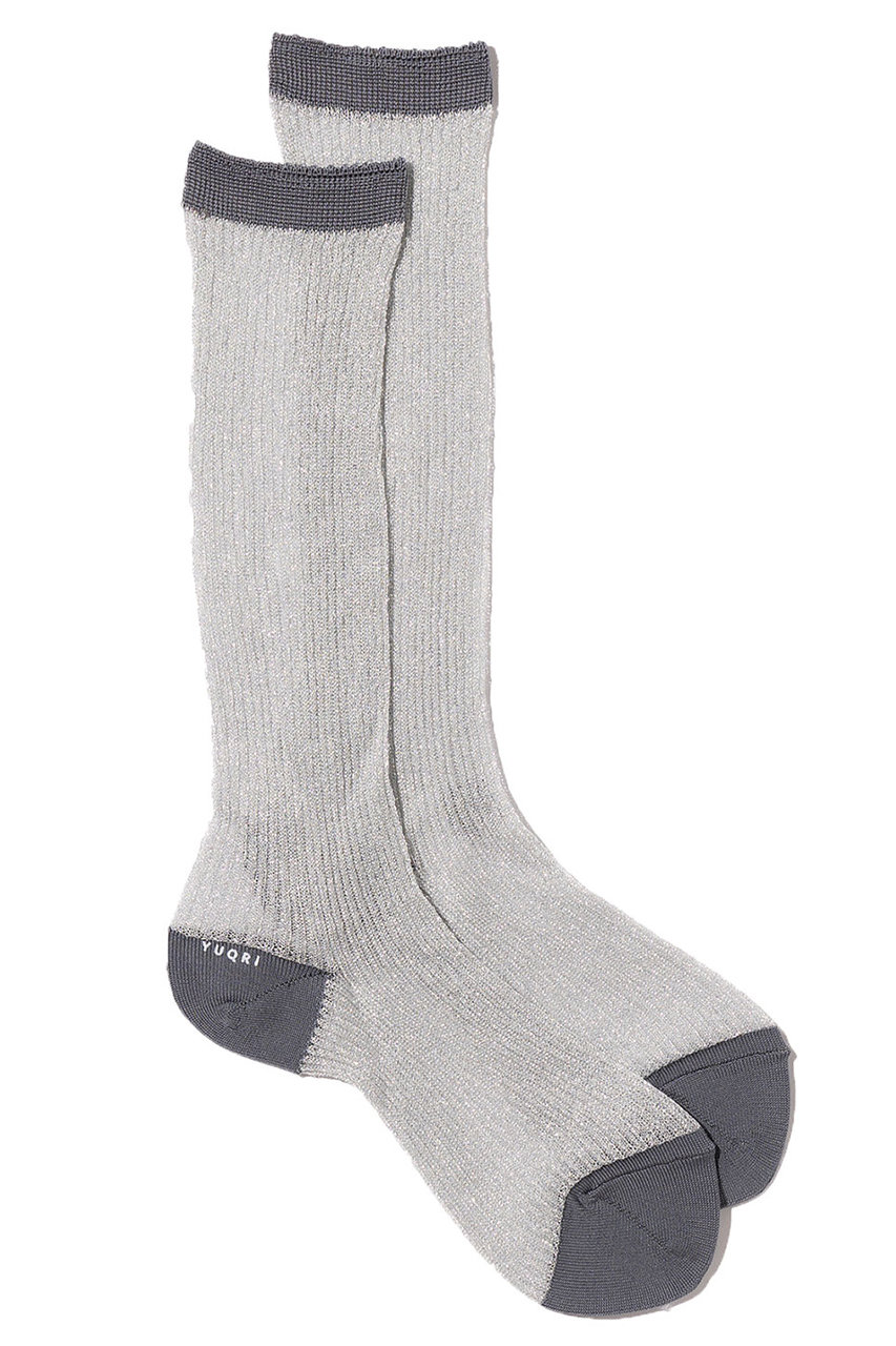 ユクリ/YUQRIのBrinkley ソックス(シルバー/224501434)