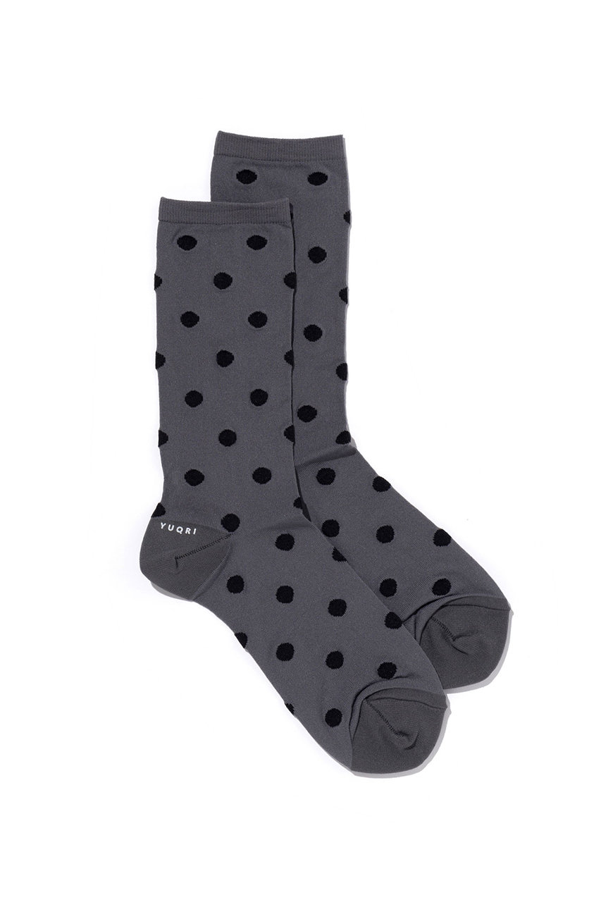 ユクリ/YUQRIのPolka ソックス(グレー/224501435)