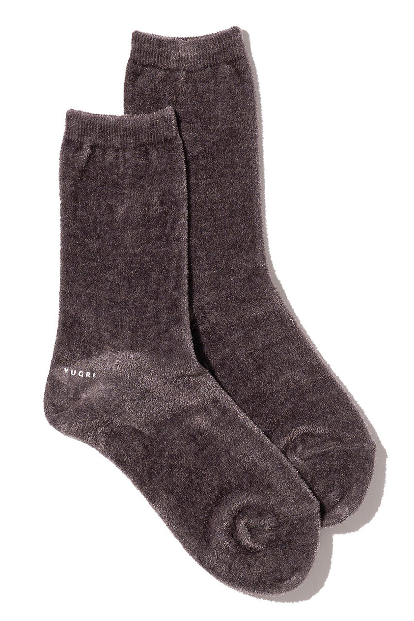 ユクリ/YUQRIのCozy velour ソックス(ラベンダー/224400291)
