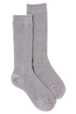 Fluffy herring bone ソックス