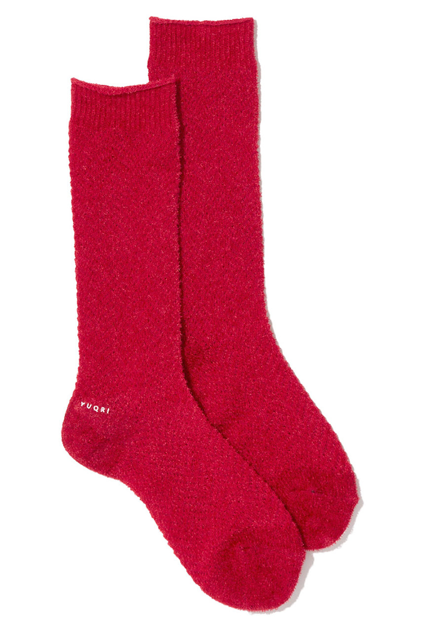 Fluffy herring bone ソックス