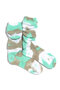【予約販売】Crispy tie-dye ソックス ユクリ/YUQRI ミント/カーキ