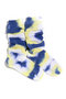 【予約販売】Crispy tie-dye ソックス ユクリ/YUQRI ブルー/イエロー