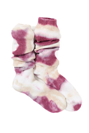 ユクリ/YUQRIのCrispy tie-dye ソックス(140700/140701)