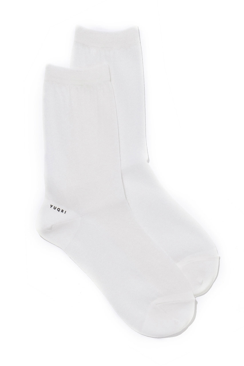 ユクリ/YUQRIのChiffon ソックス(ホワイト/226200005)