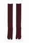 【予約販売】TABI long ソックス ユクリ/YUQRI ワイン