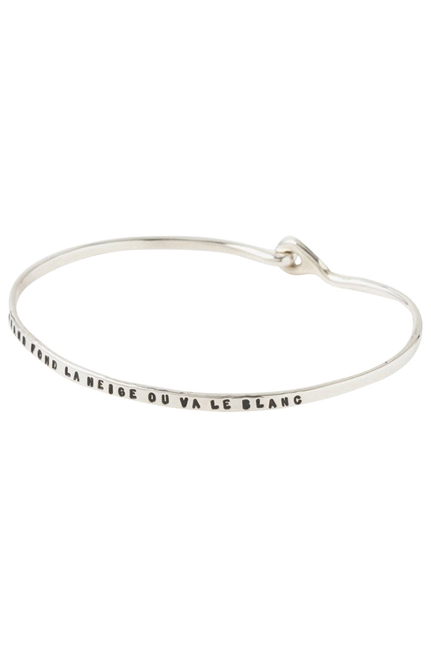 アッシュ・ペー・フランス/H.P.FRANCEの【Serge Thoraval】Quand fond…（雪解）バングル(シルバー/0000014-8880032-0001)