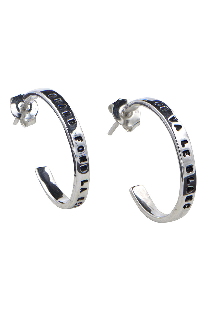 SERGE THIORAVAL シルバーフープピアス SERGE THIORAVAL シルバーフープピアス SERGE THIORAVAL シルバー