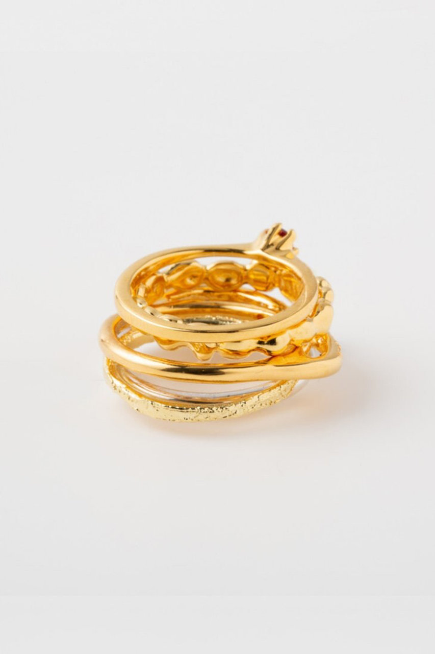 IOSSELLIAN クラシックコレクション Armonia 5連リング H.P.FRANCE(アッシュ・ペー・フランス)｜【Iosselliani】CLASSIC