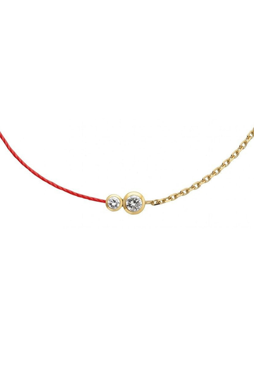 アッシュ・ペー・フランス/H.P.FRANCEの【Redline】INFINITE DOULE ブレスレット(レッド/0000107-8880411-0028)