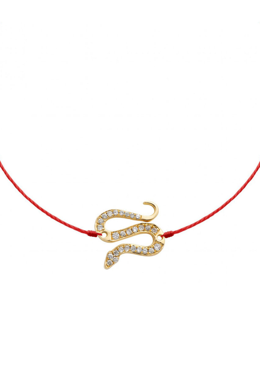 アッシュ・ペー・フランス/H.P.FRANCEの【Redline】SNEAKY PAVE ブレスレット ROUGE(レッド/0000107-8880961-0028)