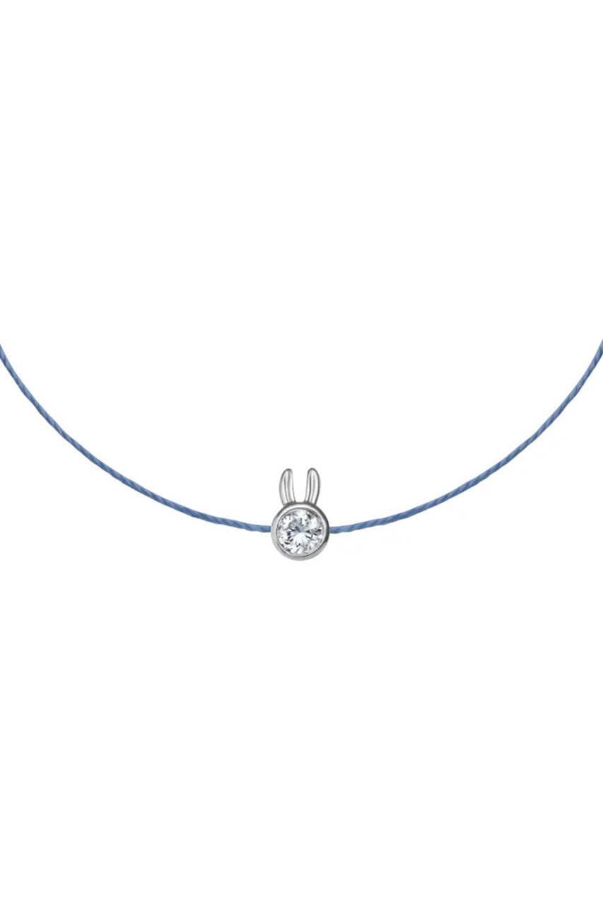 アッシュ・ペー・フランス/H.P.FRANCEの【Redline】MINI PURE RABBIT ブレスレット JEAN(ブルー/1009601-8882451-0046)