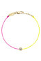 【Redline】PURE BICOLORE ブレスレット アッシュ・ペー・フランス/H.P.FRANCE ピンク×イエロー