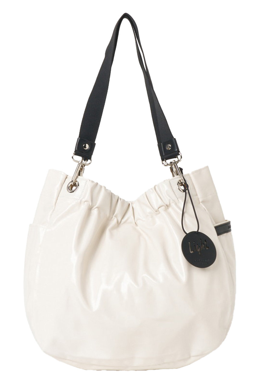 アッシュ・ペー・フランス/H.P.FRANCEの【Jack Gomme】LIGHT VEGAN AQUA CARA ショルダーバッグ(アイボリー/1006201-2520042-9000)