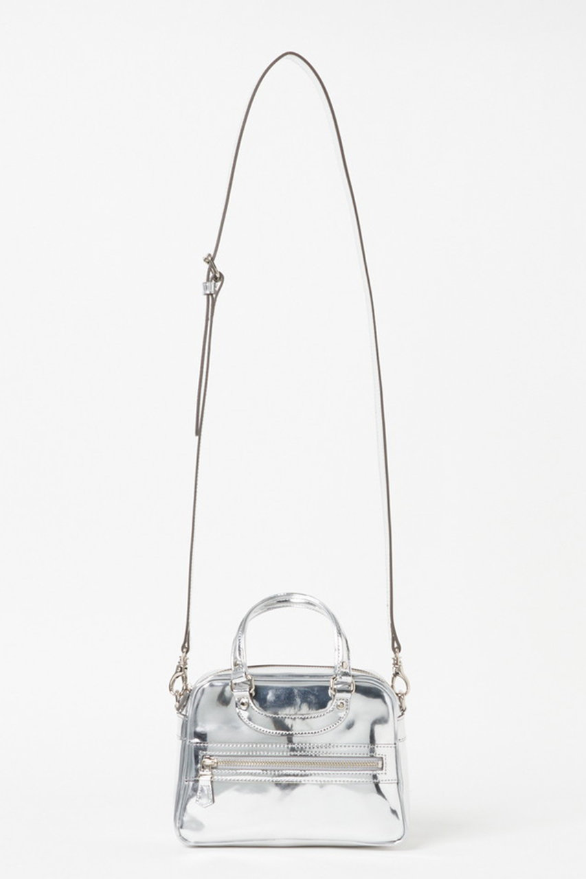 アッシュ・ペー・フランス/H.P.FRANCEの【Jacques Le Corre】LISBON MINIMINI 2way バッグ(シルバー/4051503-2610001-0001)