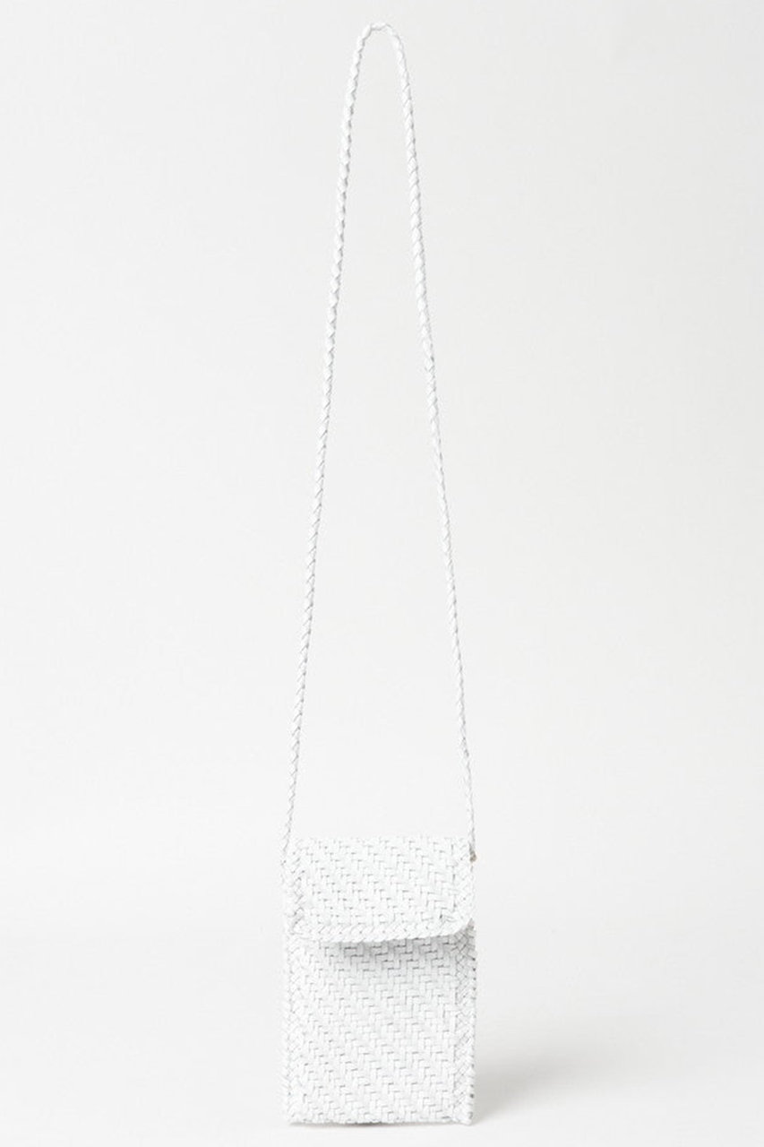 アッシュ・ペー・フランス/H.P.FRANCEの【DRAGON DIFFUSION】Phone cross body バッグ(ホワイト/0012369-2420005-0007)