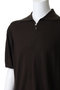 【MEN】SILK CASHMERE S/S SKIPPER POLO フジ/FUJI