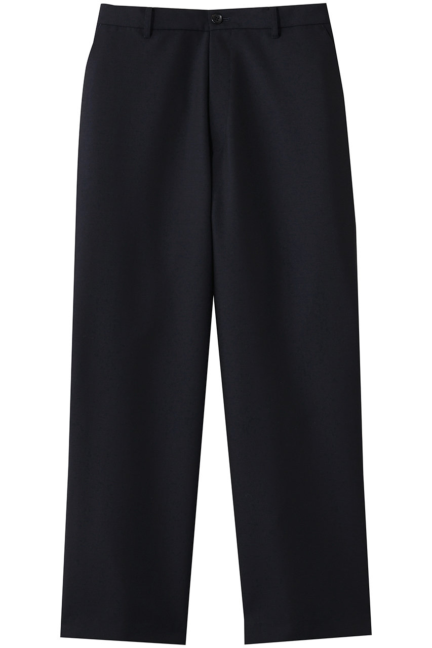 フジ/FUJIの【MEN】MOHAIR POPLIN STRAIGHT SLACKS(NAVY/JO26-MB004-WO)