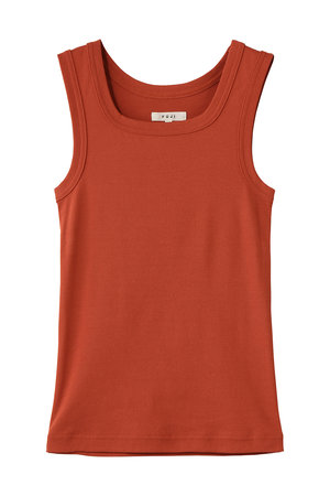 フジ/FUJIのCOTTON SQUARE TANK TOP(110100/110101)