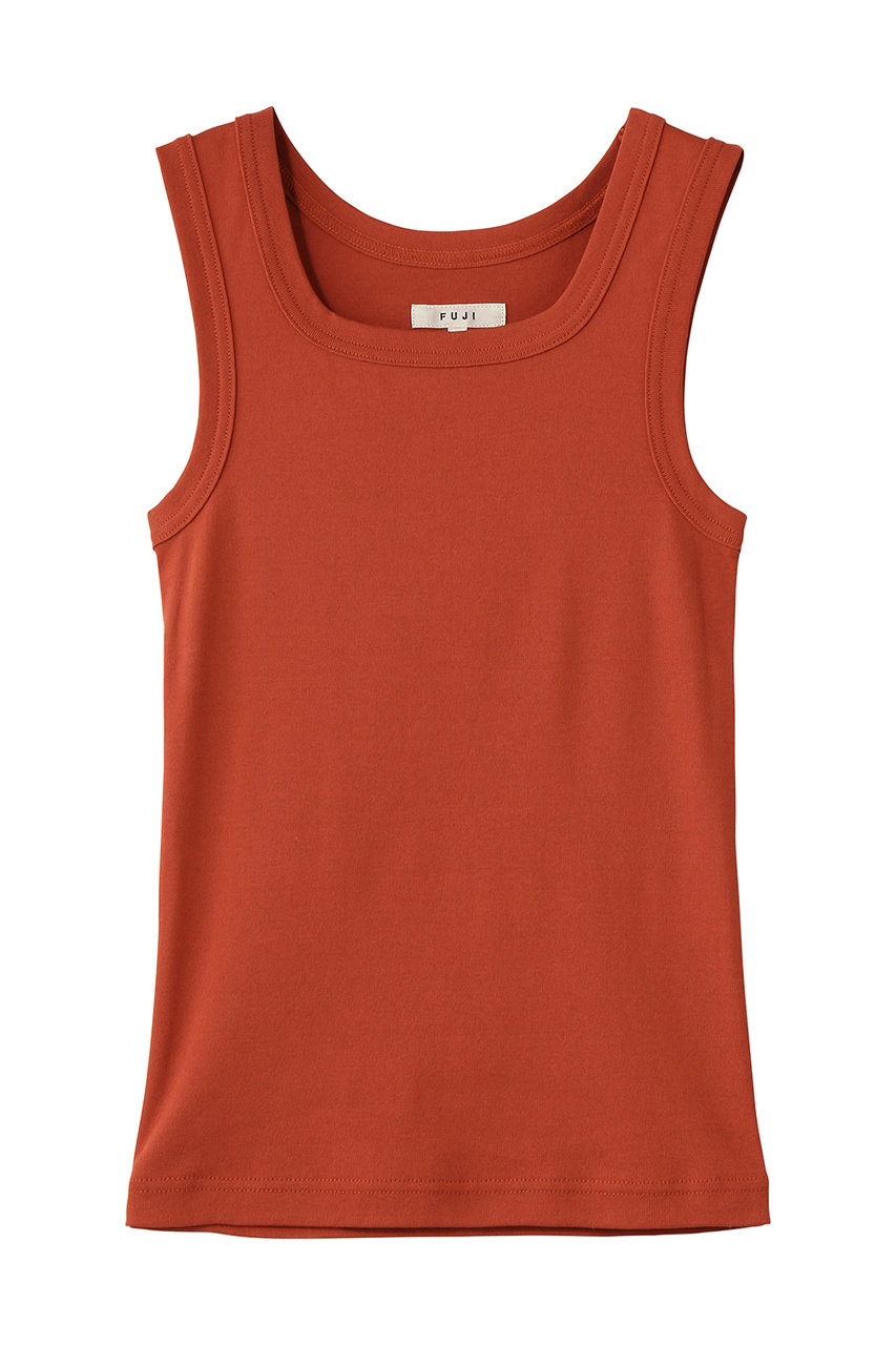 フジ/FUJIのCOTTON SQUARE TANK TOP(RED/E26-WT001-CO)