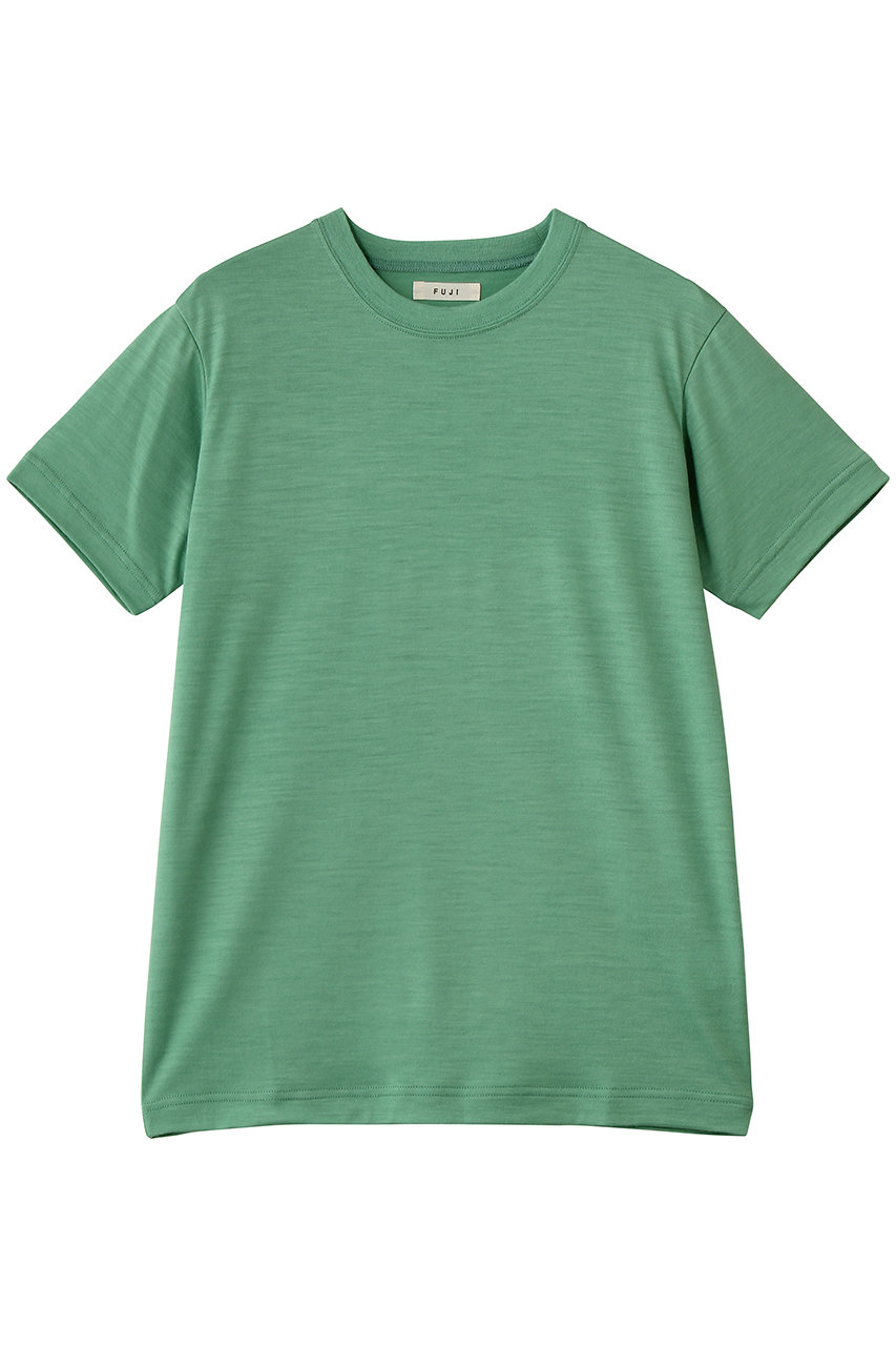 フジ/FUJIのWOOL S/S T-SHIRT(GREEN/JO26-WT004-WO)