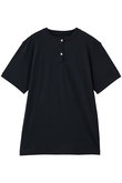 COTTON HENRY NECK S/S T-SHIRTS