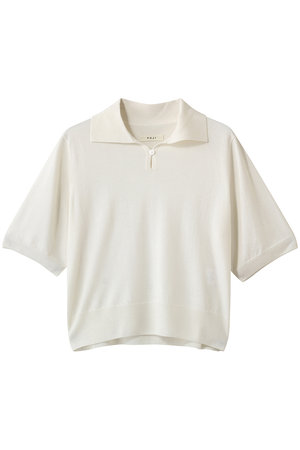 フジ/FUJIのSILK CASHMERE S/S SKIPPER POLO(110100/110102)
